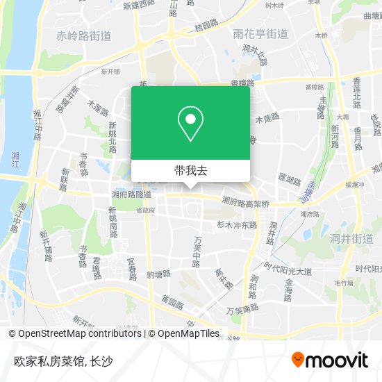 欧家私房菜馆地图