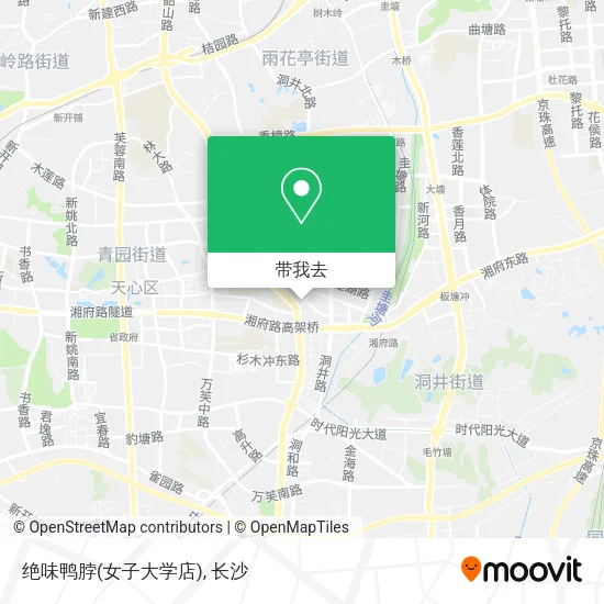 绝味鸭脖(女子大学店)地图