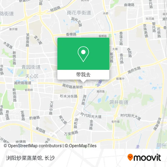 浏阳炒菜蒸菜馆地图