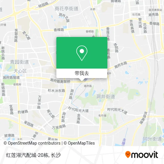 红莲湖汽配城-20栋地图