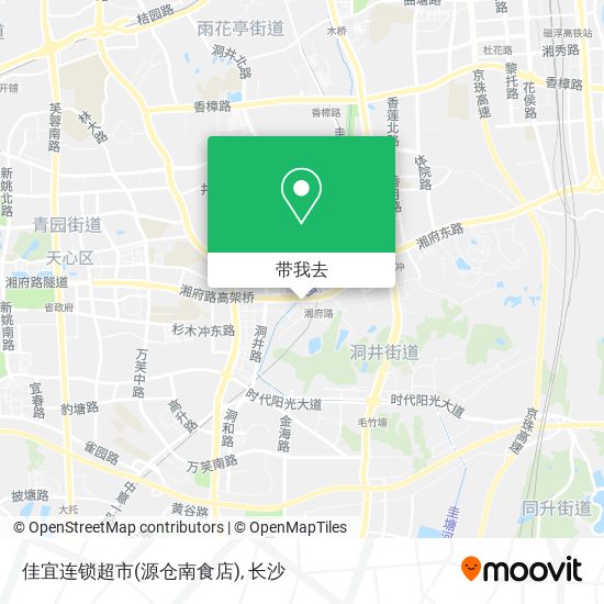 佳宜连锁超市(源仓南食店)地图