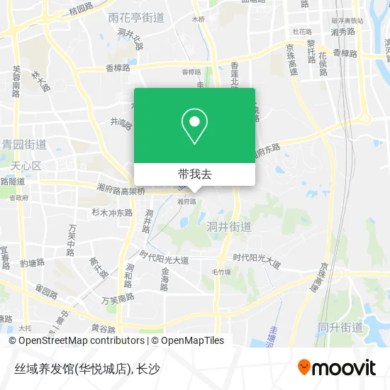 丝域养发馆(华悦城店)地图