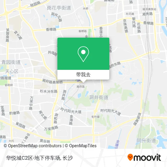 华悦城C2区-地下停车场地图