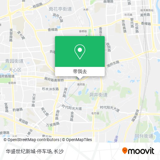 华盛世纪新城-停车场地图