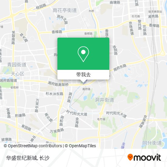 华盛世纪新城地图