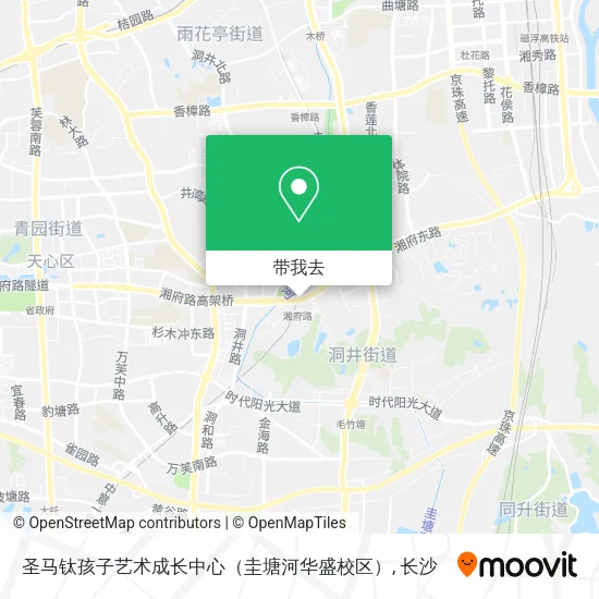 圣马钛孩子艺术成长中心（圭塘河华盛校区）地图