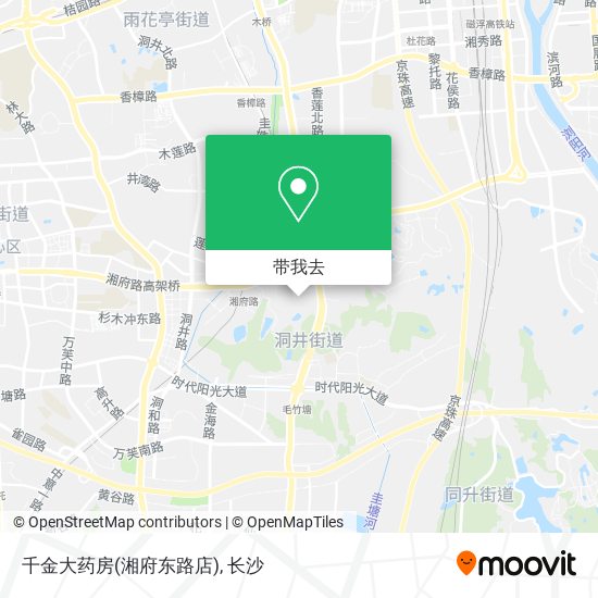 千金大药房(湘府东路店)地图