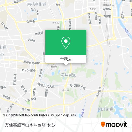 万佳惠超市山水熙园店地图