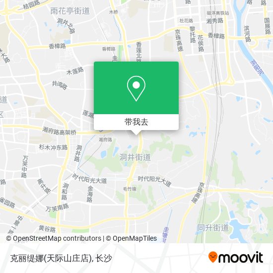 克丽缇娜(天际山庄店)地图