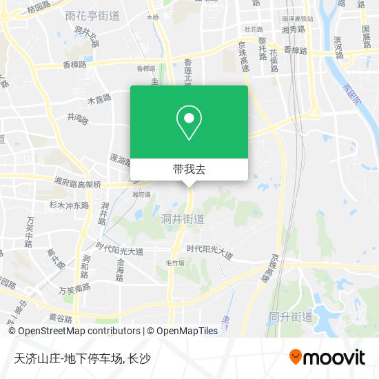 天济山庄-地下停车场地图