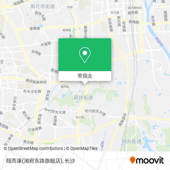 颐而康(湘府东路旗舰店)地图