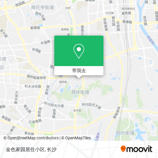 金色家园居住小区地图