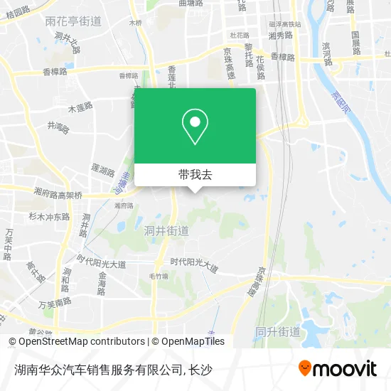 湖南华众汽车销售服务有限公司地图