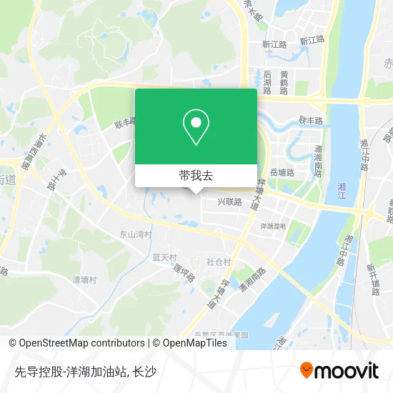 先导控股-洋湖加油站地图