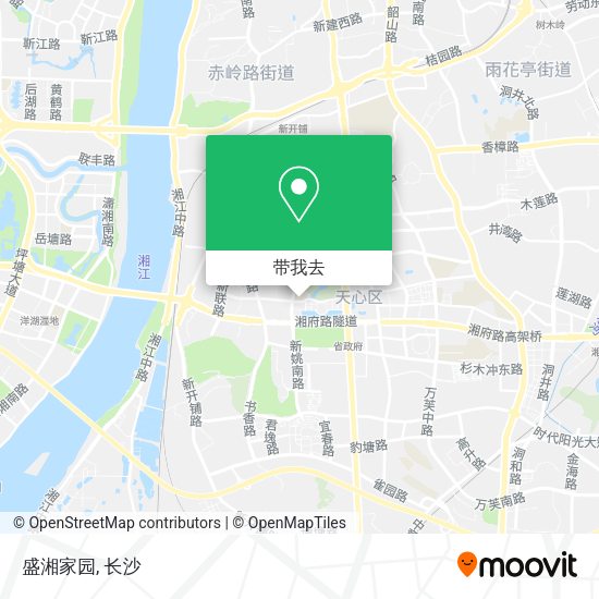 盛湘家园地图