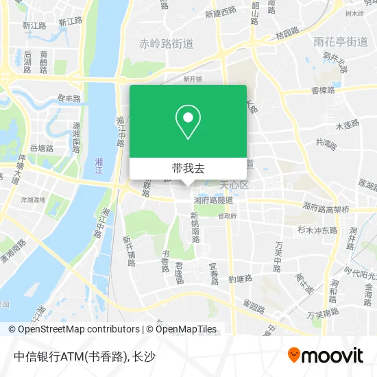 中信银行ATM(书香路)地图