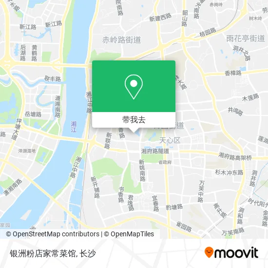 银洲粉店家常菜馆地图
