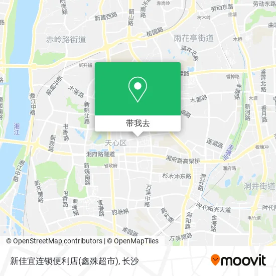 新佳宜连锁便利店(鑫殊超市)地图
