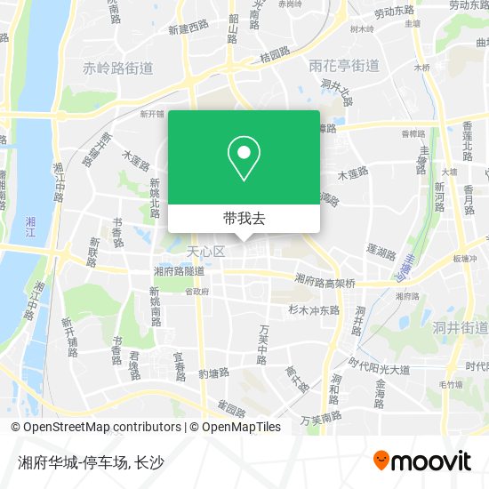 湘府华城-停车场地图