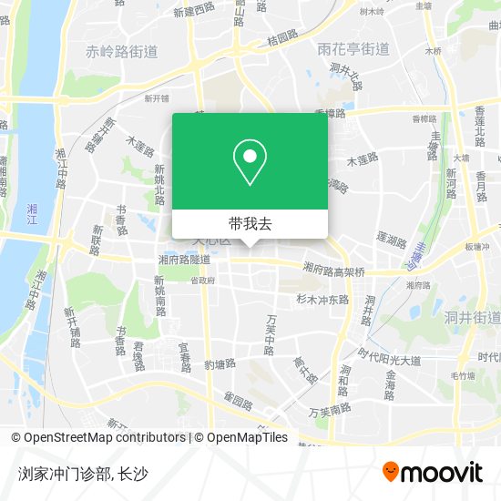 浏家冲门诊部地图