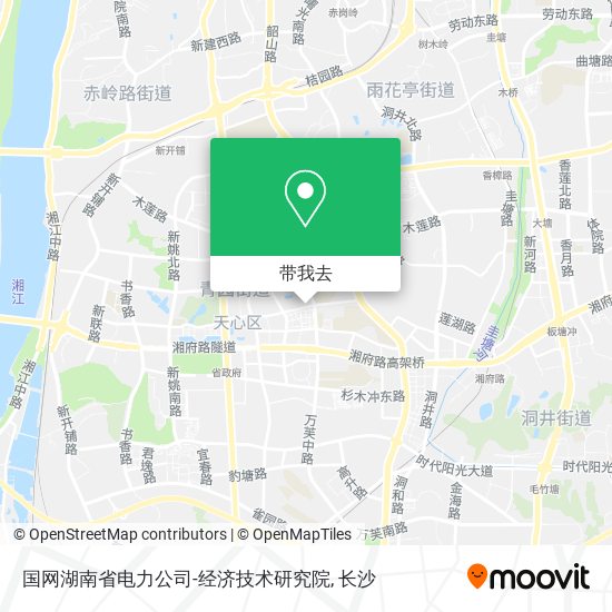 国网湖南省电力公司-经济技术研究院地图