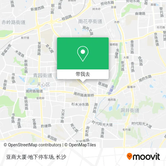 亚商大厦-地下停车场地图