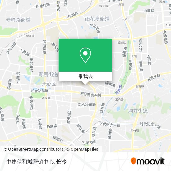 中建信和城营销中心地图