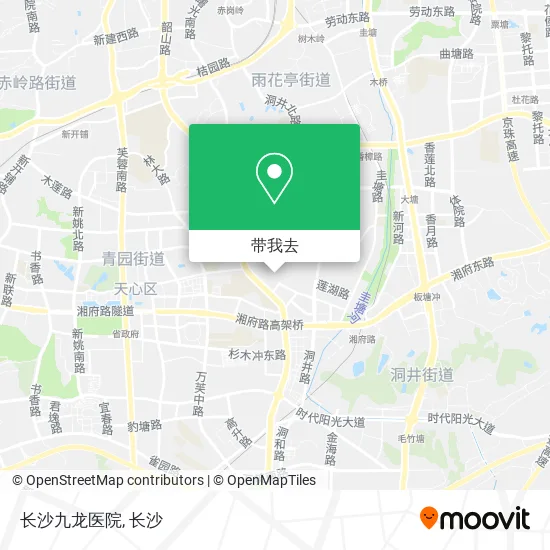 长沙九龙医院地图