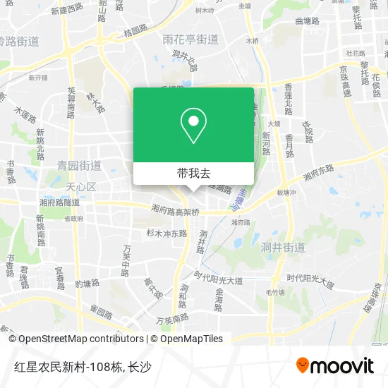 红星农民新村-108栋地图