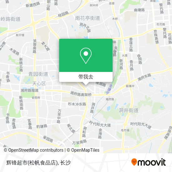 辉锋超市(松帆食品店)地图