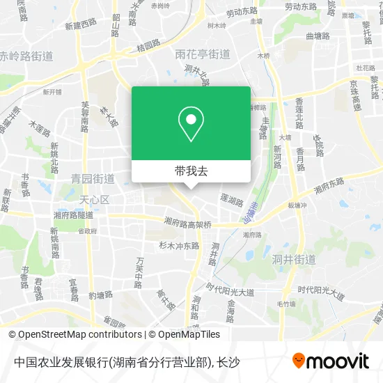 中国农业发展银行(湖南省分行营业部)地图