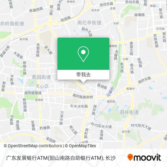 广东发展银行ATM(韶山南路自助银行ATM)地图