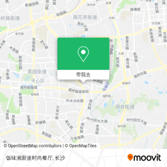 饭味湘新派时尚餐厅地图