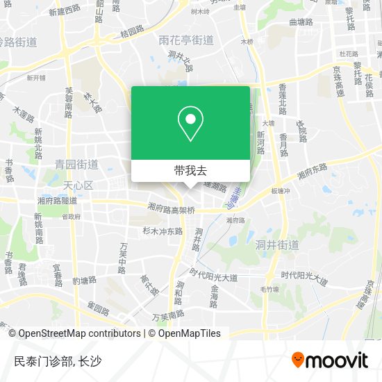 民泰门诊部地图