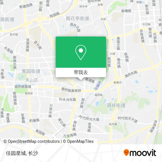 佳园星城地图