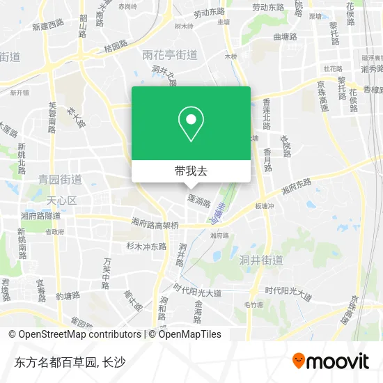 东方名都百草园地图