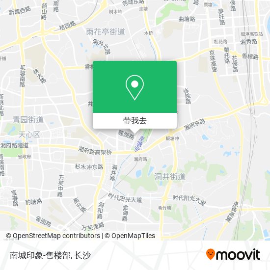 南城印象-售楼部地图