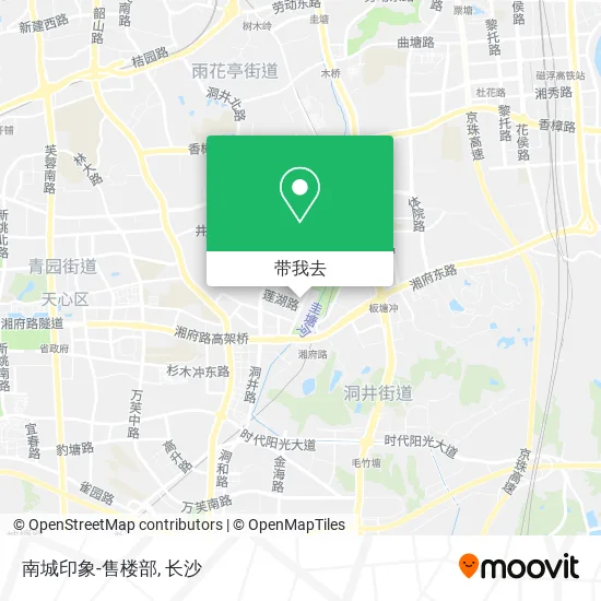 南城印象-售楼部地图