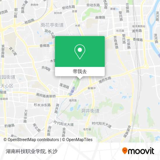 湖南科技职业学院地图