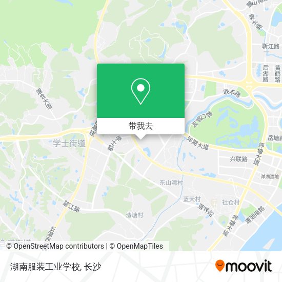 湖南服装工业学校地图