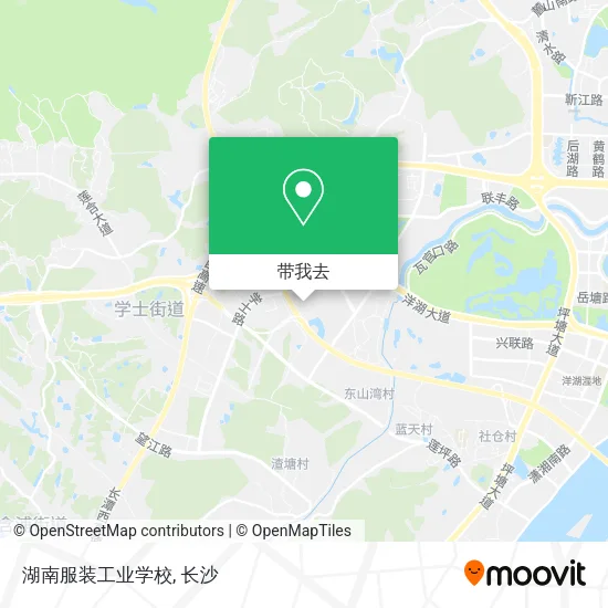 湖南服装工业学校地图
