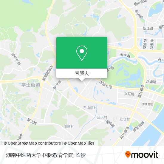 湖南中医药大学-国际教育学院地图