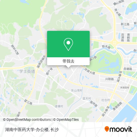 湖南中医药大学-办公楼地图