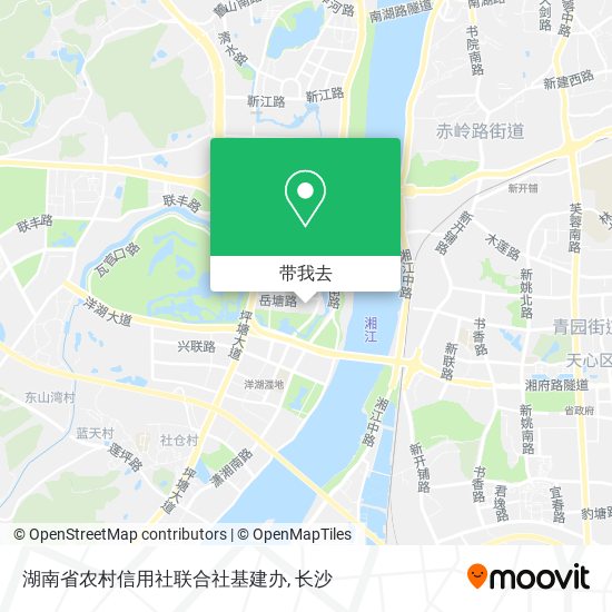 湖南省农村信用社联合社基建办地图