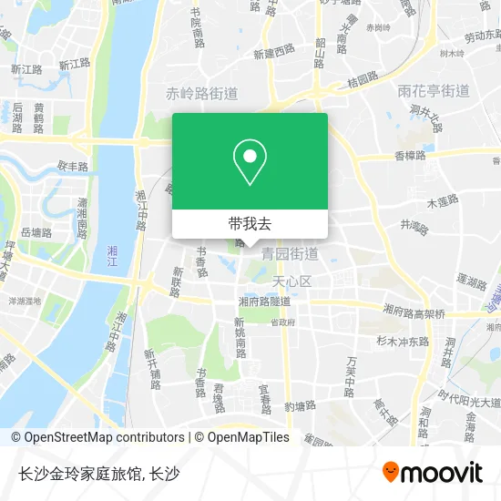 长沙金玲家庭旅馆地图