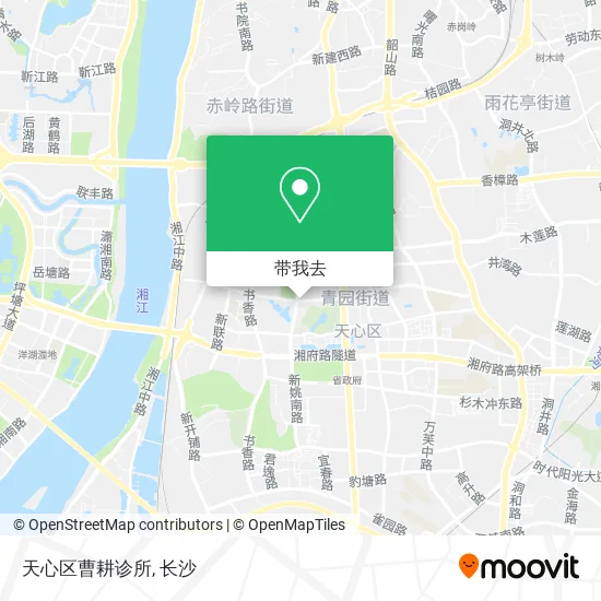 天心区曹耕诊所地图