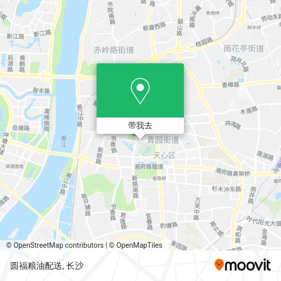 圆福粮油配送地图