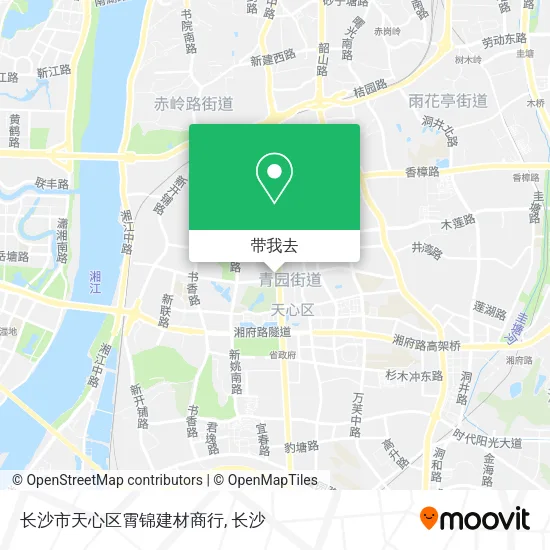 长沙市天心区霄锦建材商行地图