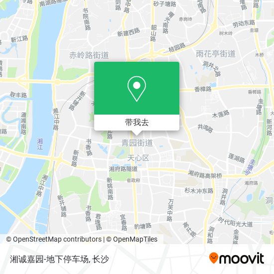 湘诚嘉园-地下停车场地图