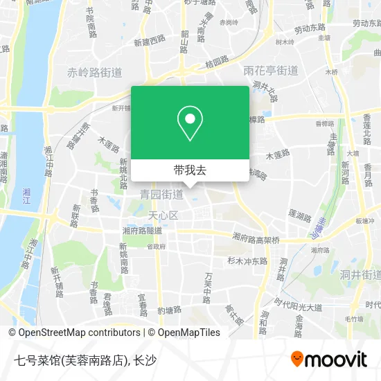 七号菜馆(芙蓉南路店)地图